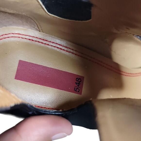 Saks 5/48 Black 5inch heels Size 38 - Picture 3 of 5